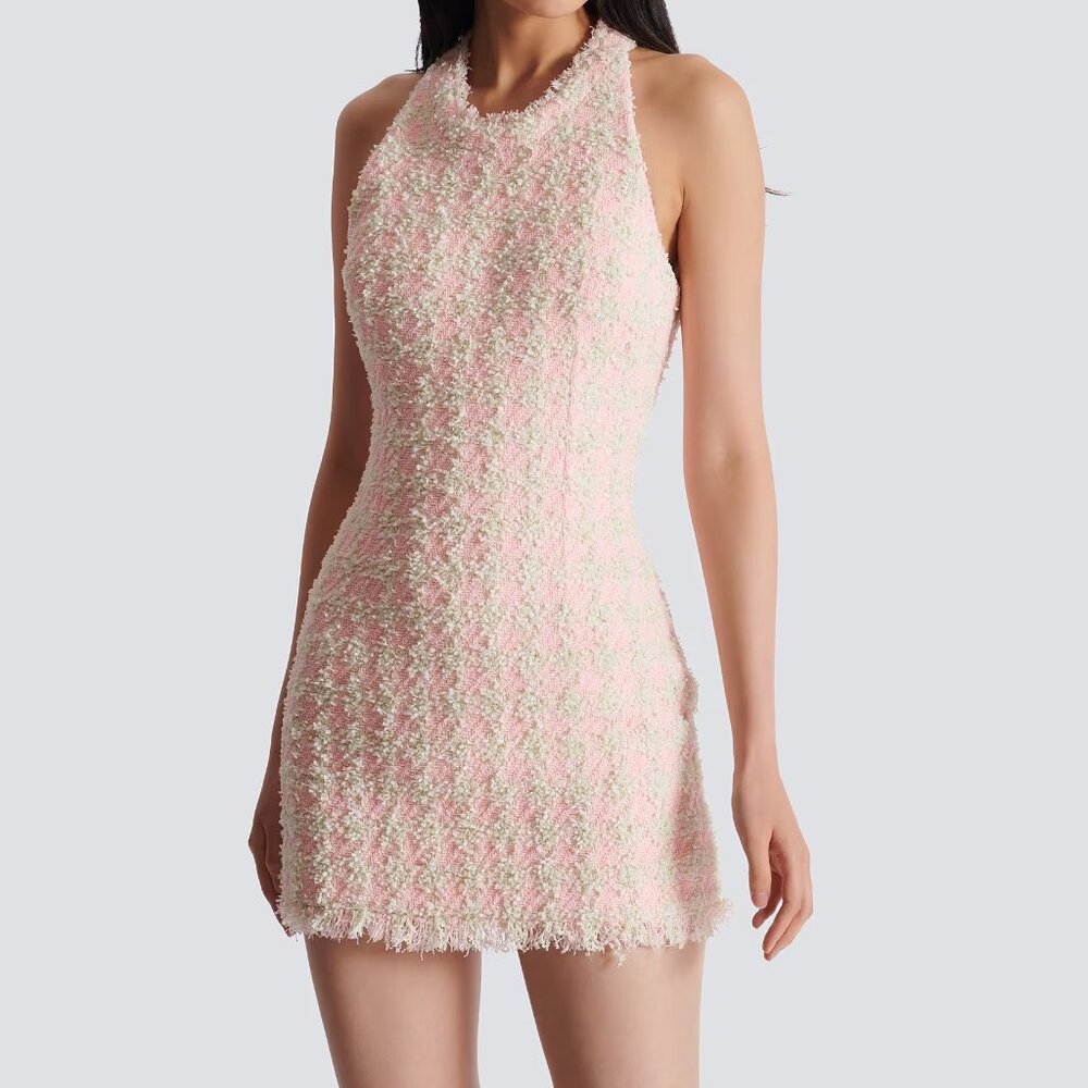 NEW WITH TAGS!!! BALMAIN Tweed short dress Size 40FR 8US - Picture 4 of 7